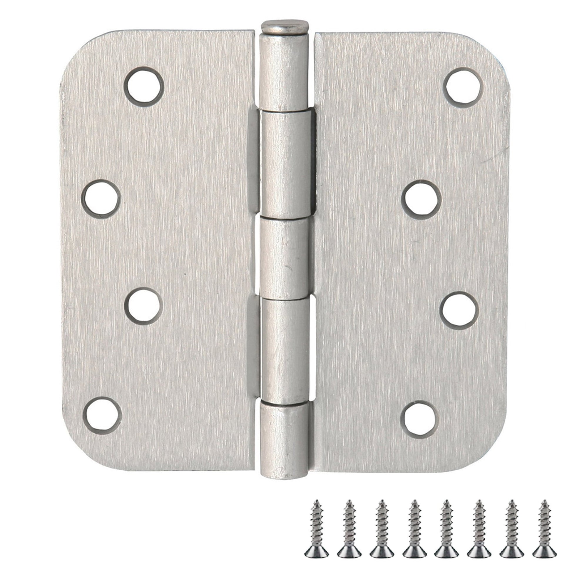Design House 12-Pack 4" H x .625" Radius Butterfly Interior/Exterior Door Hinges, Matte Black