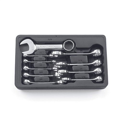 10 Piece Stubby Wrench Set SAE 3/8"-15/16"