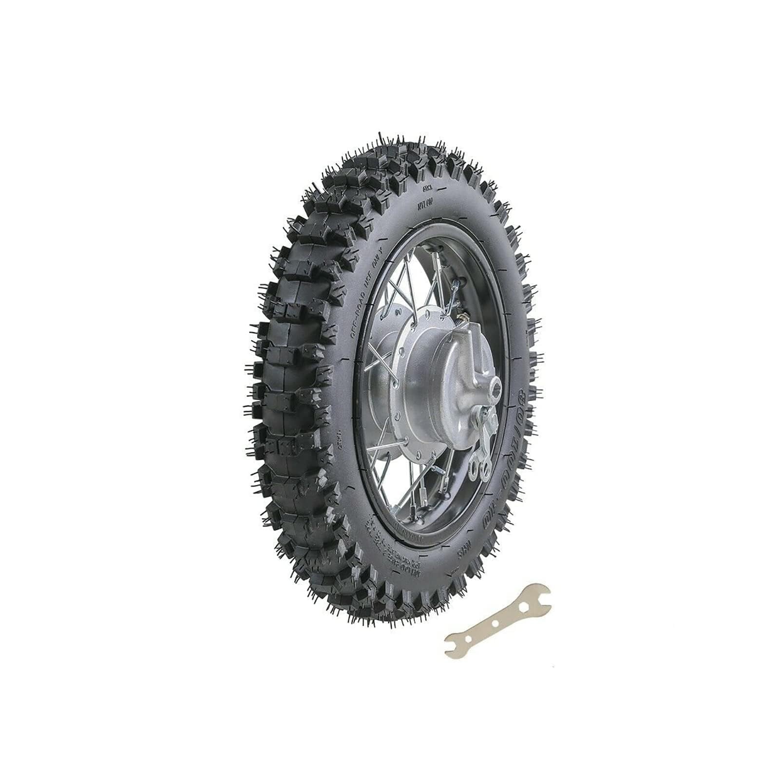 10" Rear Wheel 3.00-10 80/100-10 Dirt Bike Tire and inner Tube and 1.6x10 Rim Drum Brake for CRF50 XR50 Pit Bike 50cc 70cc 90cc 110cc 125cc Motocross Off Road