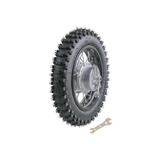 10" Rear Wheel 3.00-10 80/100-10 Dirt Bike Tire and inner Tube and 1.6x10 Rim Drum Brake for CRF50 XR50 Pit Bike 50cc 70cc 90cc 110cc 125cc Motocross Off Road