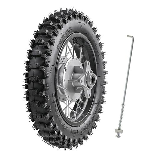 10" Rear Wheel 3.00-10 80/100-10 Dirt Bike Tire and inner Tube and 1.6x10 Rim + Drum Brake Rod for CRF50 XR50 Pit Bike 50cc 70cc 90cc 110cc Motocross Off Road
