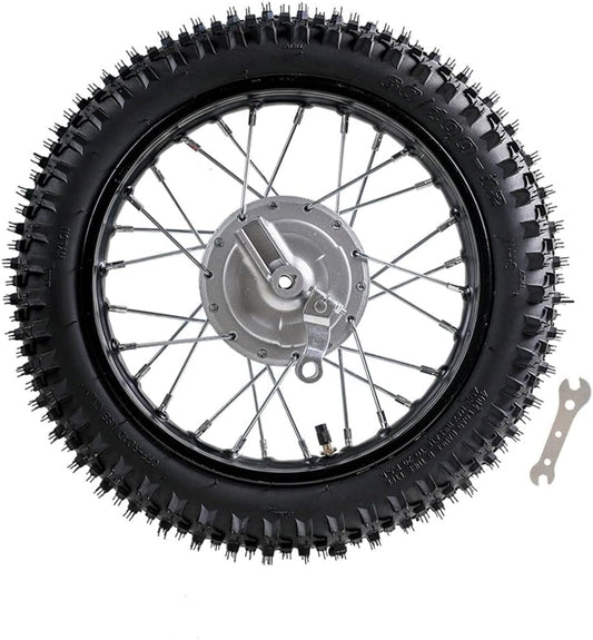 10'' Rear Wheel 80/100-10 Tire Rim 1.6-10 for Drum Brake Dirt Pit Bike KLX110 KX65 CRF50 CRF70