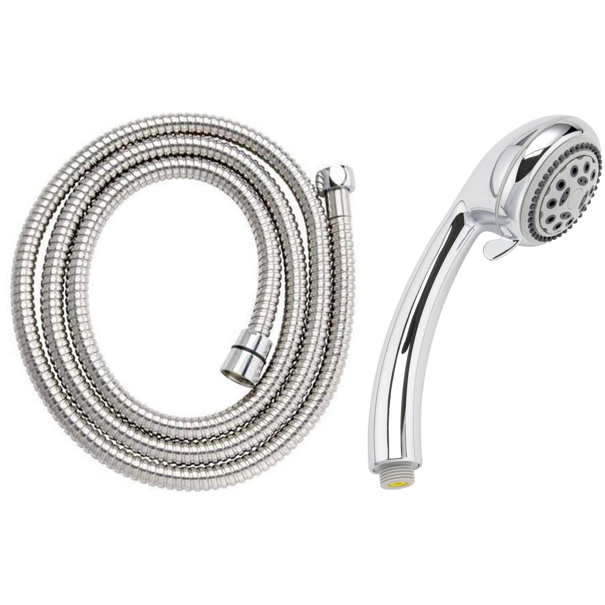 10% Savings Multi-Function Handheld Showerhead and Extra Long Hose, Polished Chrome