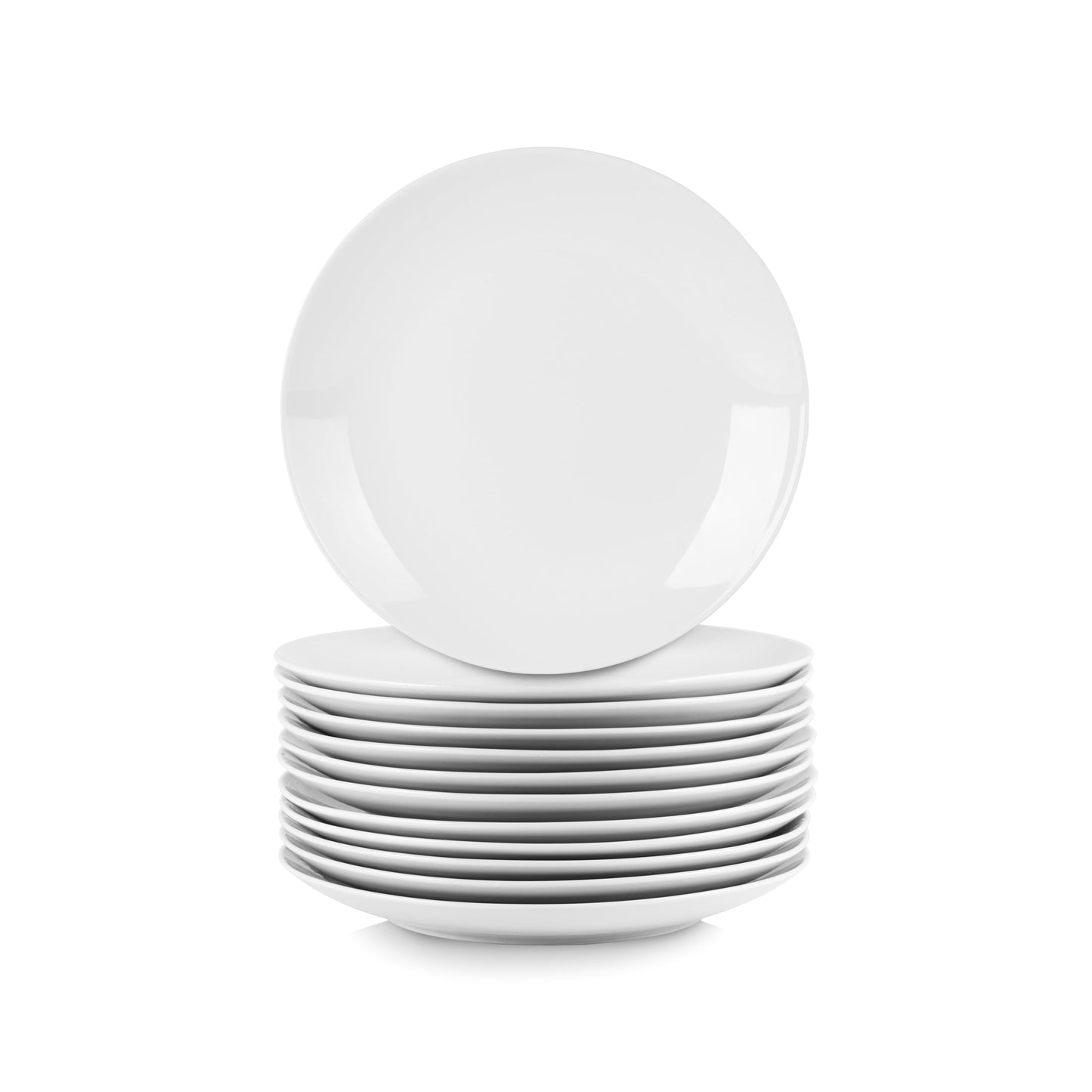 10 Strawberry Street Catering Pack 10.5" Coupe Dinner Plates - Set of 12