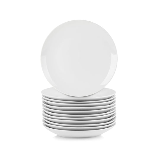 10 Strawberry Street Catering Pack 7.5" Coupe Salad Plates - Set of 12