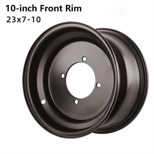 10 inch iron wheel rim front 23x7-10 for Kart ATV off-road vehicles