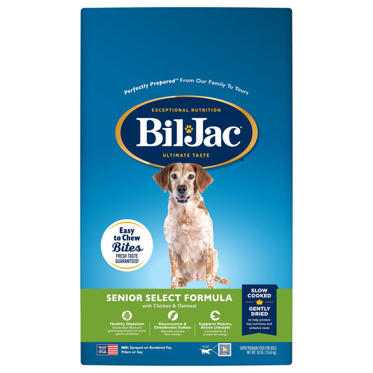 Bil-Jac® Senior Select Formula Senior Dry Dog Food - Chicken & Oatmeal 6 Lb
