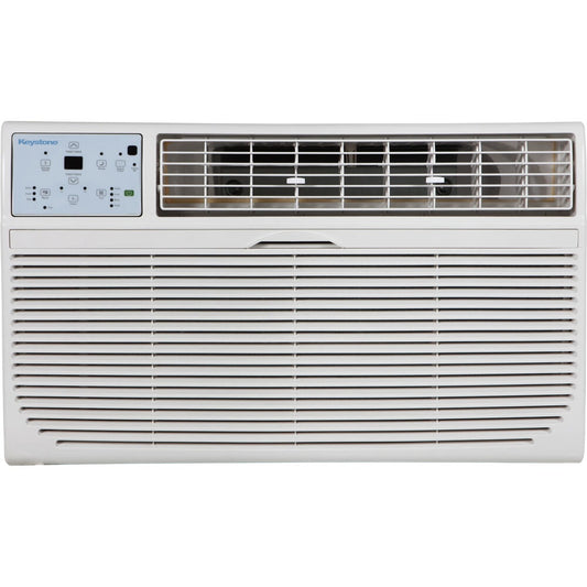 Keystone 8000-BTU 350-sq ft 115-Volt White Through-the-wall Air Conditioner with Remote ENERGY STAR KSTAT08-1C