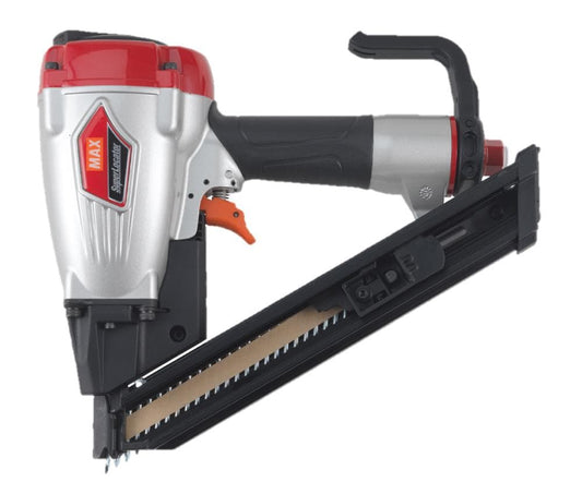 MAX 1.5-in 21-Degree Pneumatic Metal-connecting Nailer SN438J