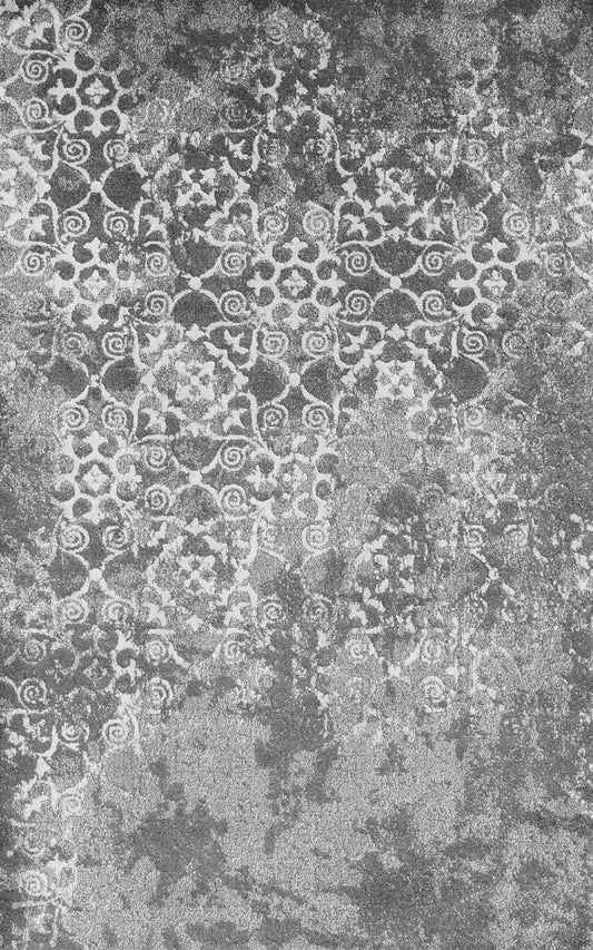 Addison Rugs Wellington 10 x 13 (ft) Pewter Rectangular Indoor Distressed/Overdyed French Country Area rug