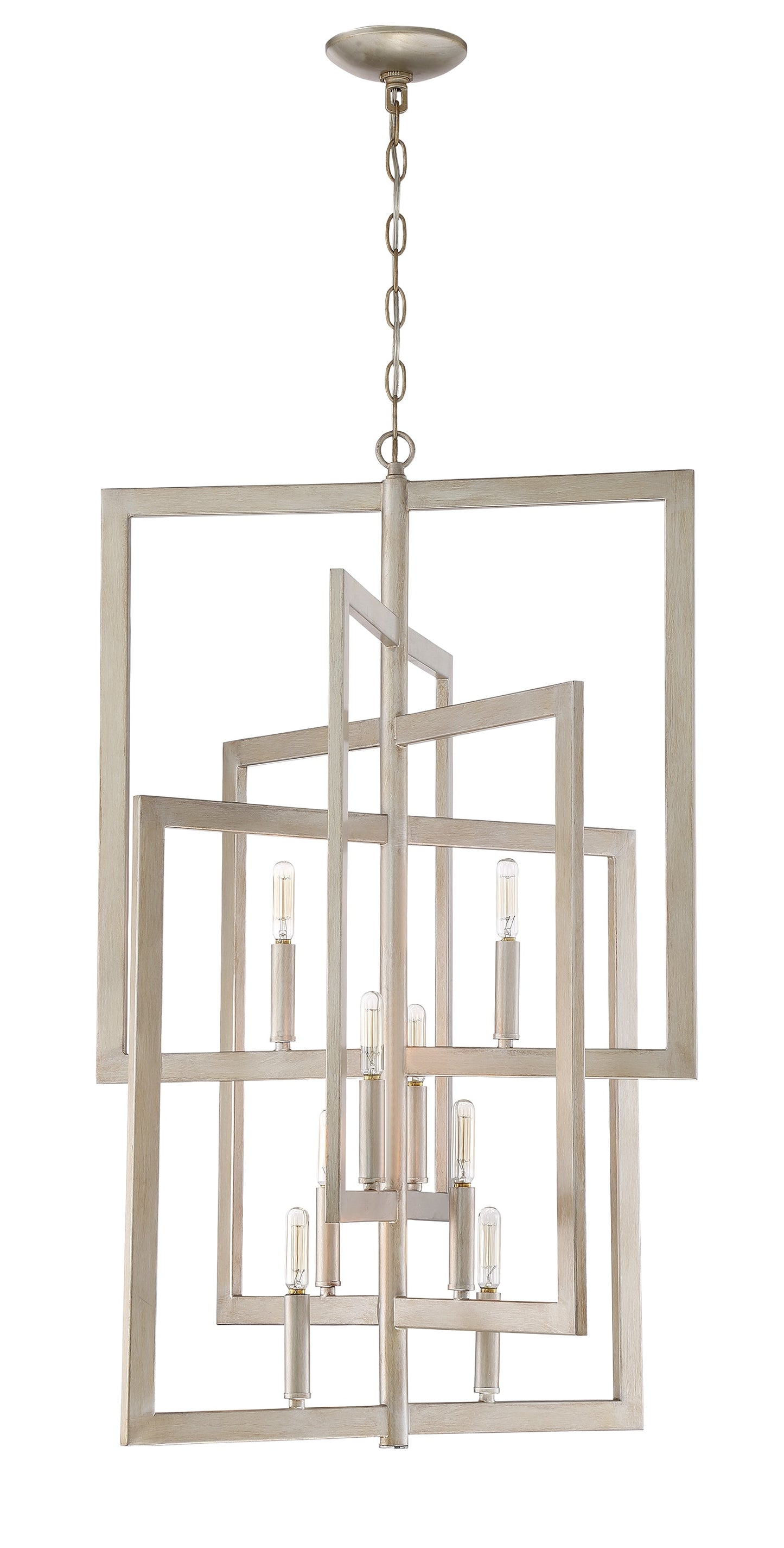 Craftmade Portrait 8 -Light Gold Transitional For Use in Bedrooms, Dining Rooms, Foyers, Kitchens, Living Rooms Chandelier 1606666