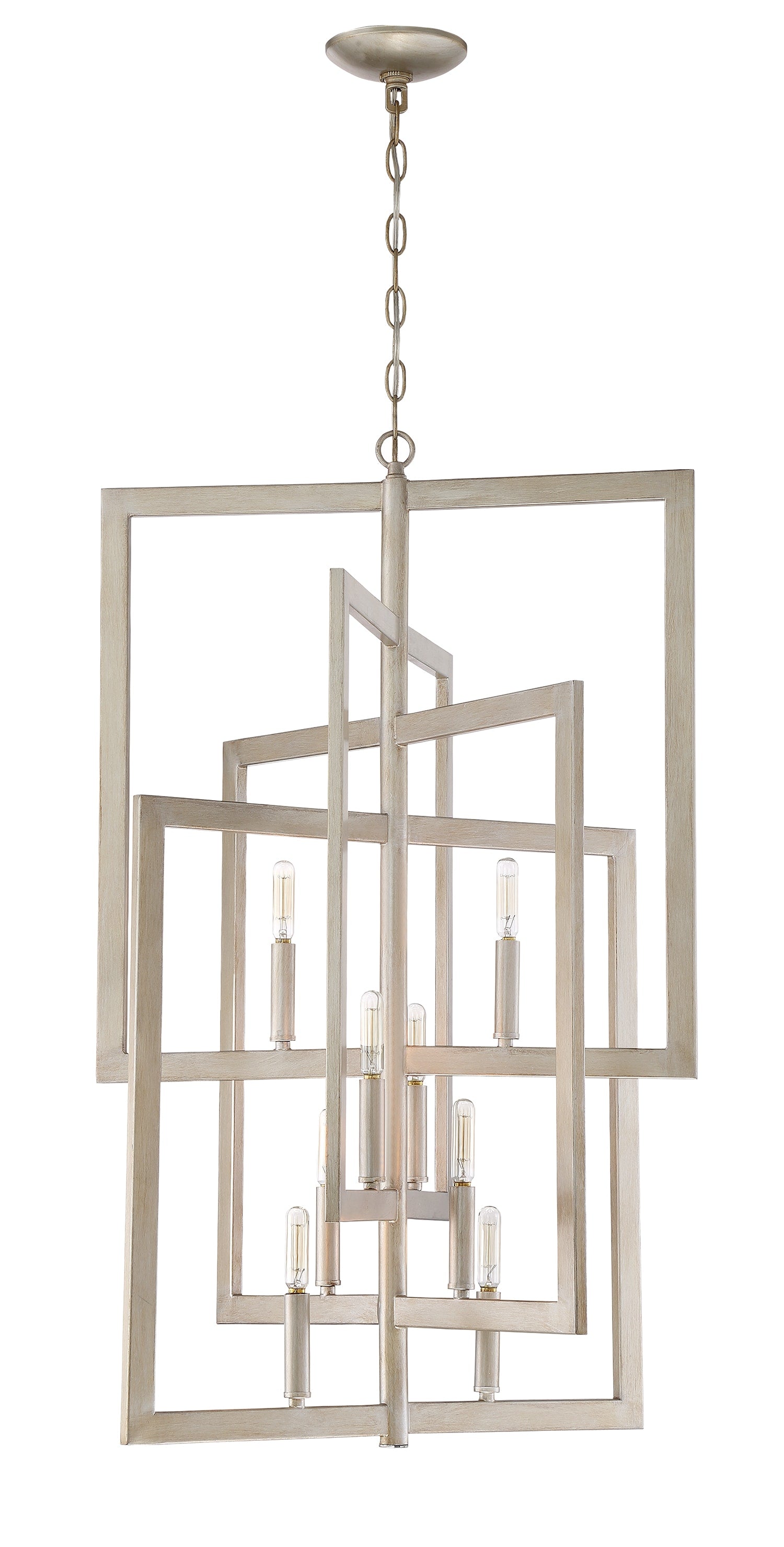 Craftmade Portrait 8 -Light Gold Transitional For Use in Bedrooms, Dining Rooms, Foyers, Kitchens, Living Rooms Chandelier 1606666