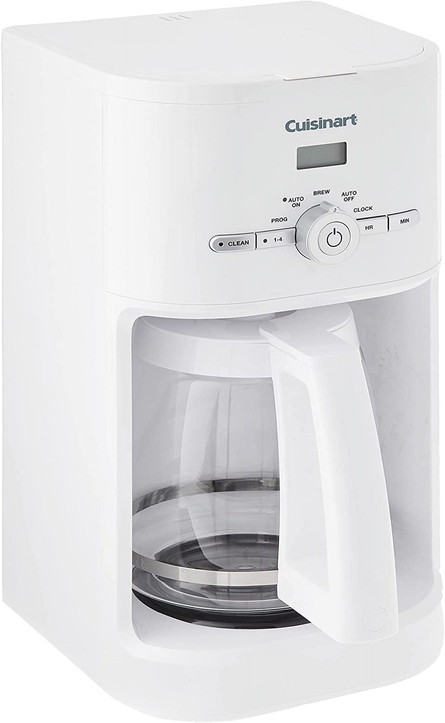 12-Cup Programmable Coffee Maker with Auto Shut-Off, Classic Design, White - Large Capacity Brewer