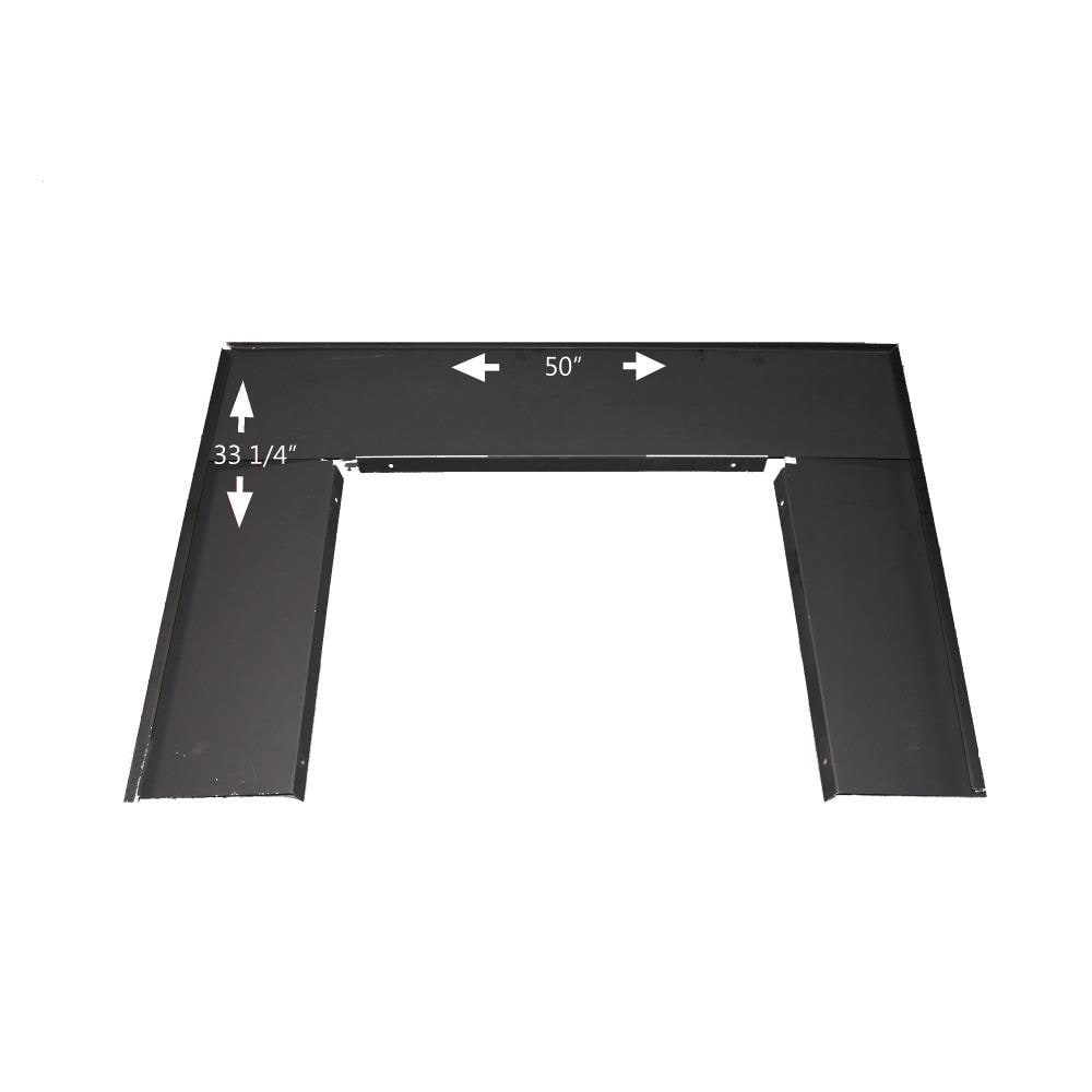 Buck Stove Black Wood Stove Faceplate Kit - Model 74 Oversized Trim Kit - Handcrafted, Durable, Stylish - Wood & Pellet Stove Accessories 74 OTK