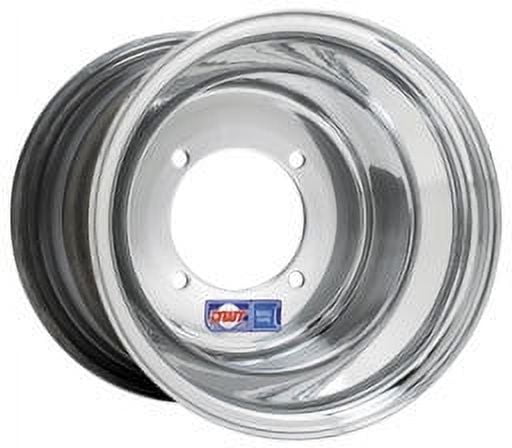 .125 Aluminum Blue Label Wheel (Rear / 8x8 3B+5N) (Polished) Compatible with 99-08 Honda TRX400EX