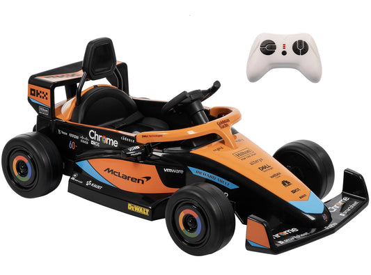 Huffy 12V McLaren Formula 1 Kids Ride-On Car with Remote Control, Ages 3–5, Black