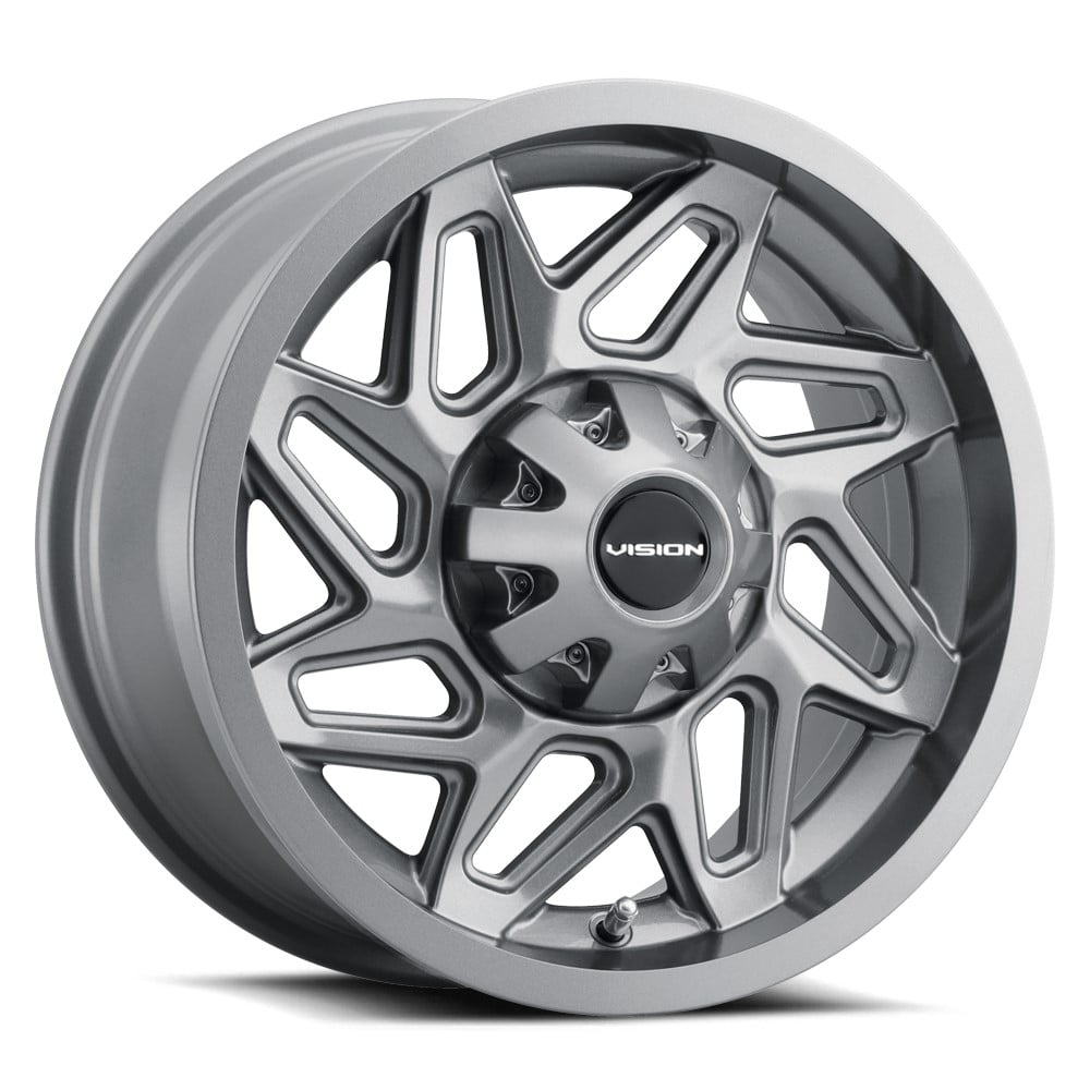 12x7 Vision ATV/UTV 361 Spyder UTV Gunmetal Wheel 4x156 (2.5mm)