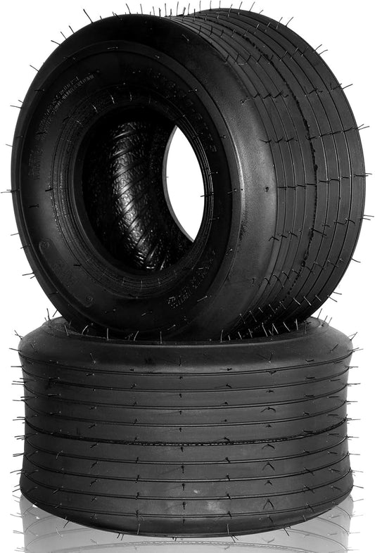 13x6.50-6 Lawn Mower Garden Tractor Golf Cart Tires 4 Ply 13x6.50x6 Tubeless Turf Tires 13/6.5-6 Pack of 2