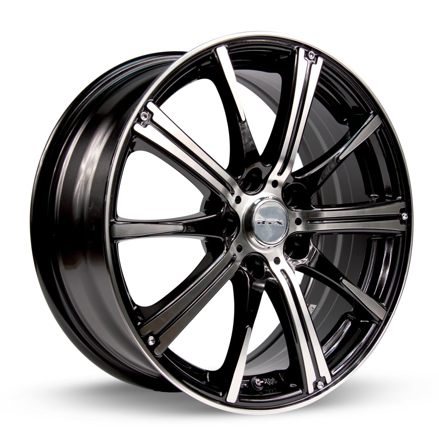 14 Inch Black Alloy Wheel Rim for Chevrolet Prizm, RTX 81042 14x5.5 4x100 4Lug