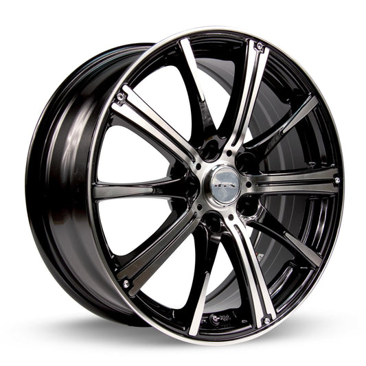 14 Inch Black Alloy Wheel Rim for Pontiac G3, RTX 81042 14x5.5 4x100 4Lug