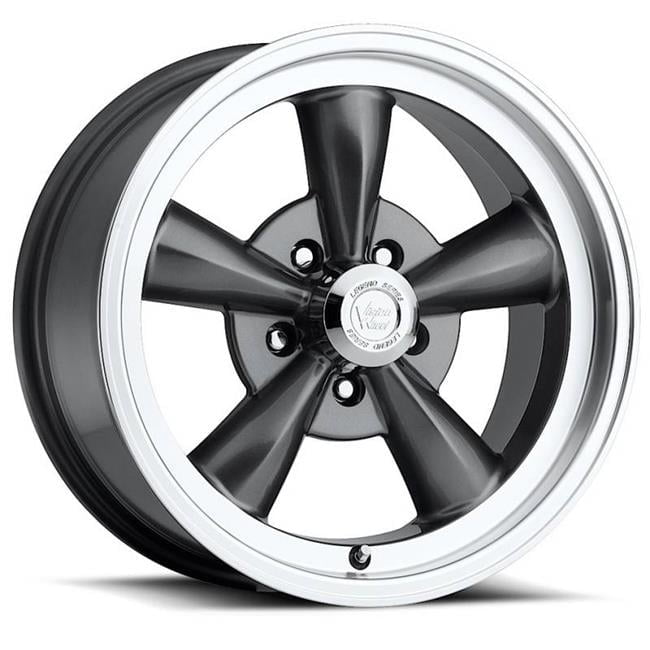 141H5861GM0 15 x 8 in. Legend 5 Wheel, Gunmetal - 4.500 in. Backspace - 5 x 4.75 in.
