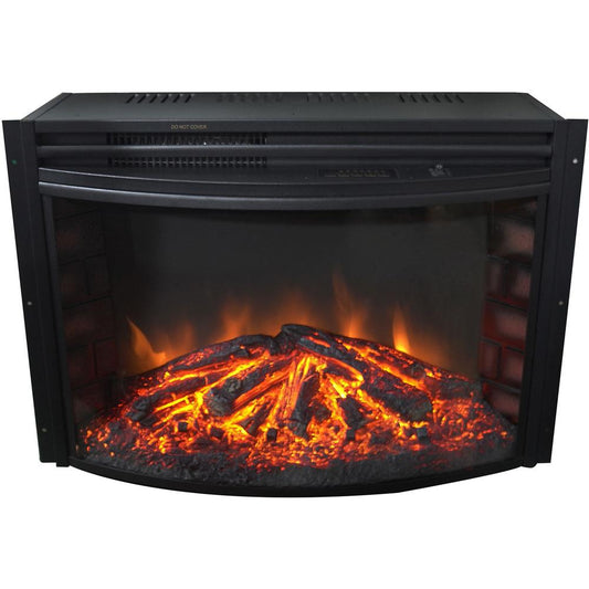 Cambridge 26.8-in W Black Fan-forced Electric Fireplace CAM25CINS-1BLK
