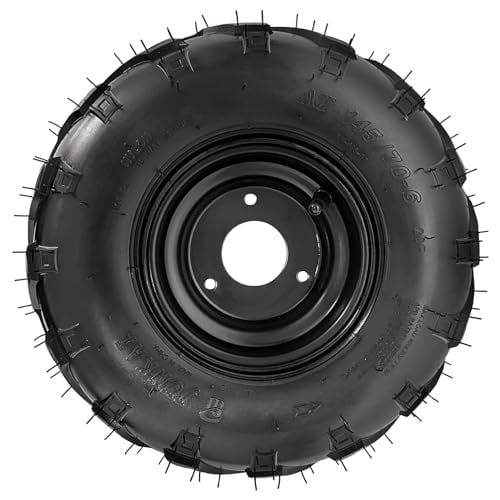 145/70-6 Tires Wheels with Rim ATV Go-Kart Mini Bike ATV Lawn Tires