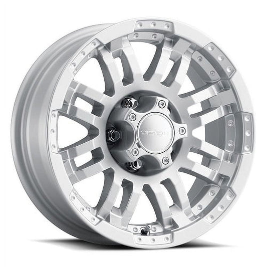 14x5.5 Vision 375 Warrior Marine Silver Wheel 5x4.5 (0mm)