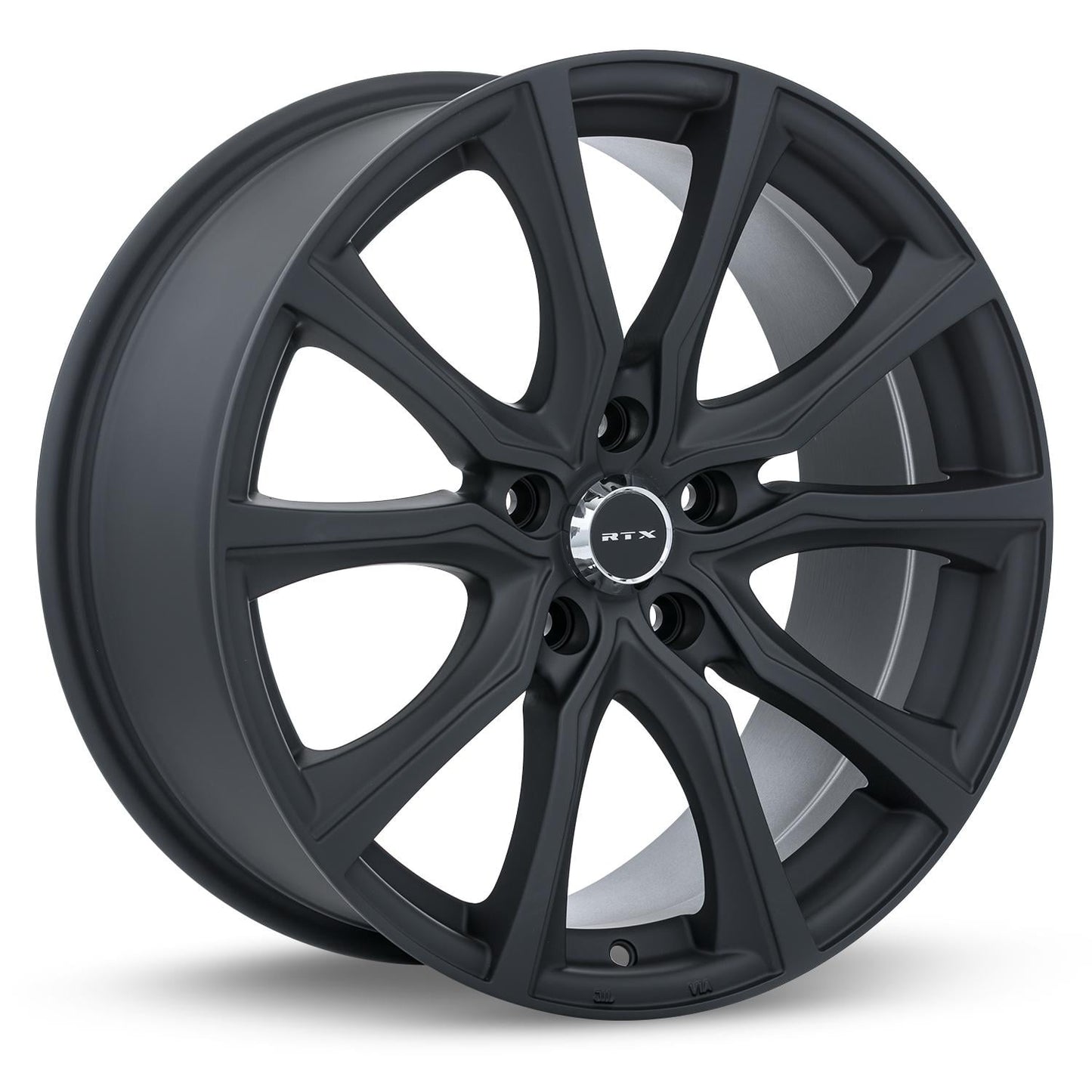 15 Inch Black Alloy Wheel Rim for Ford Escape, RTX 81399 15x6.5 5x114.3 5Lug