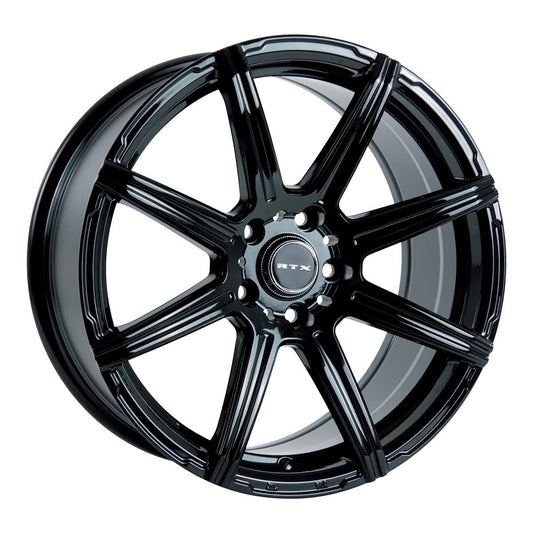 15 Inch Black Alloy Wheel Rim for Toyota Prius Plug-In, RTX 81542 15x6.5 5x100 5