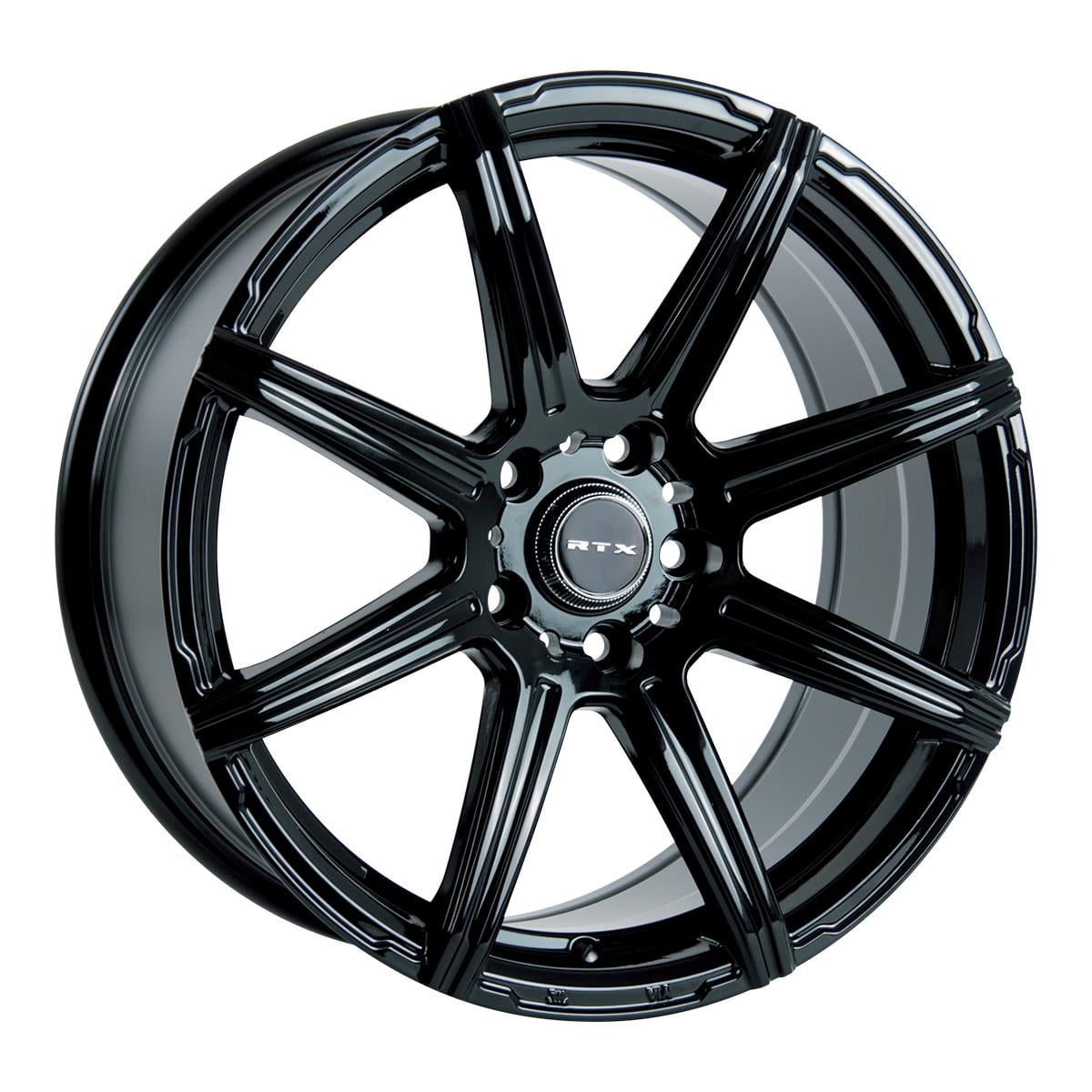 15 Inch Black Alloy Wheel Rim for Toyota Prius, RTX 81542 15x6.5 5x100 5Lug