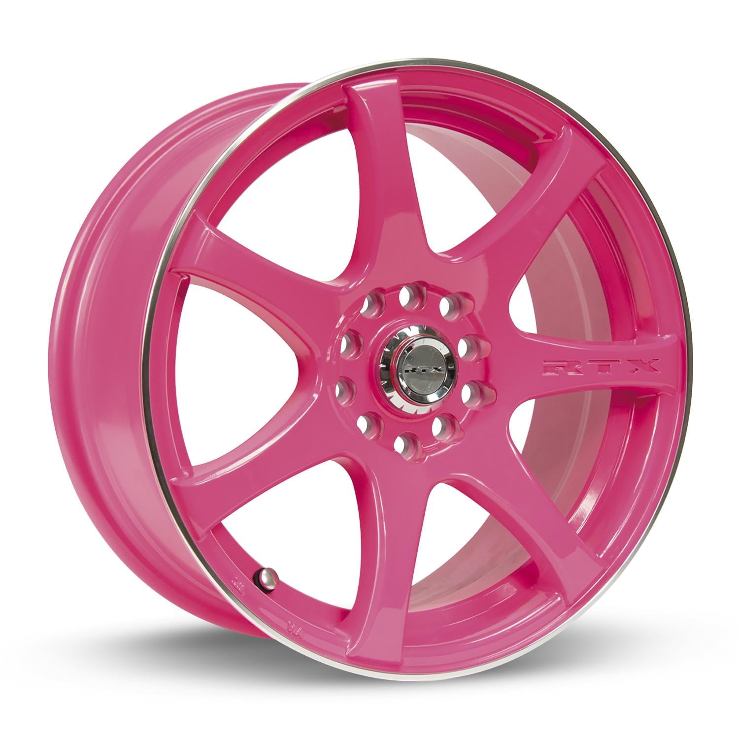 15 Inch Pink Alloy Wheel Rim for Mazda Miata, RTX 81117 15x6.5 4x100 4Lug