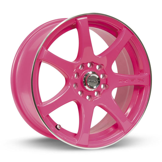 15 Inch Pink Alloy Wheel Rim for Toyota Yaris, RTX 81117 15x6.5 4x100 4Lug