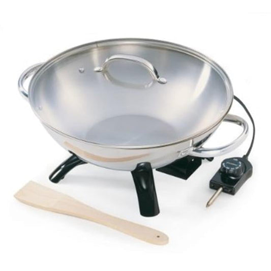 1500-Watt Stainless-Steel Electric Wok