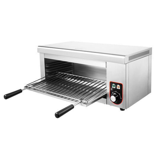 1500W Electric Oven Cheese Melter Salamander Broiler BBQ Gril Countertop Toaster