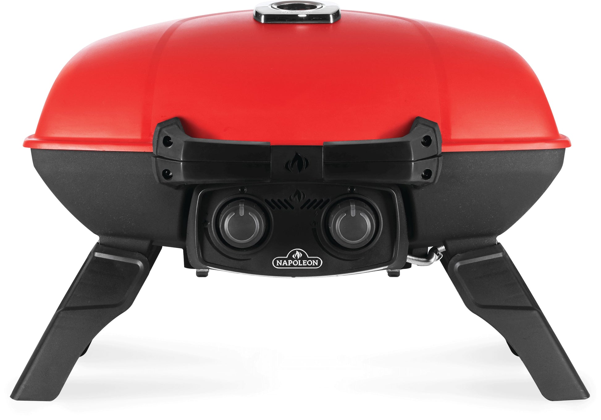 NAPOLEON TravelQ 285 with Griddle 285-Sq in Red Portable Liquid Propane Grill TQ285-RD-1-A