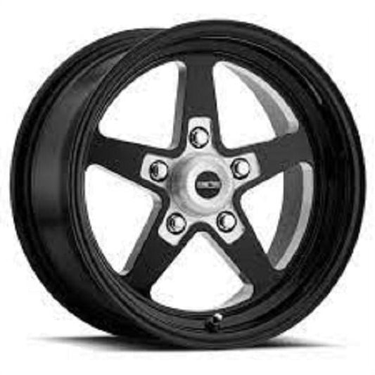15x4 American Muscle 571 Sport Star II Blk Milled Wheel 5x4.75 (-19mm)