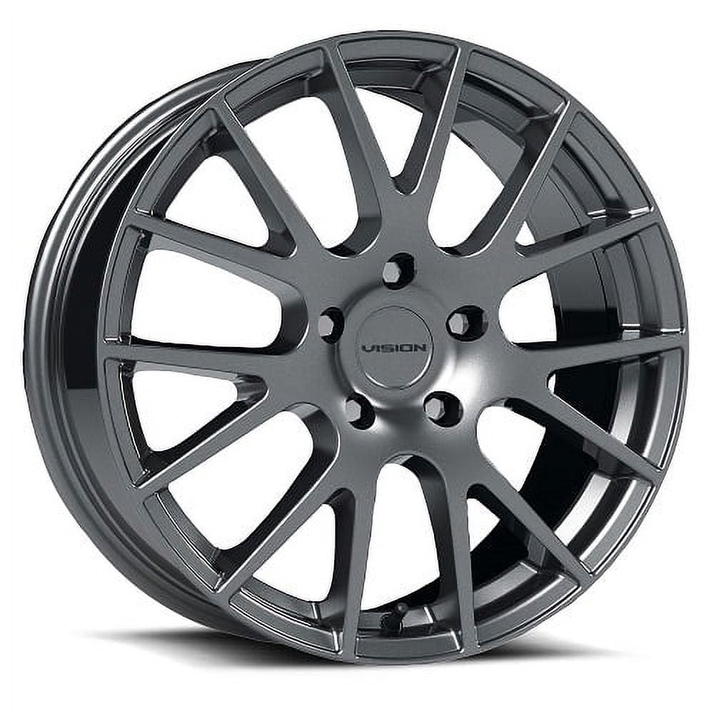 15x6.5 Vision 18 Hellion Gunmetal Wheel 4x4.5 (38mm)