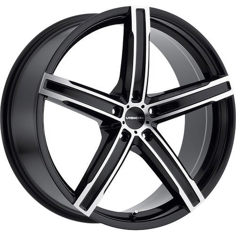 15x6.5 Vision 469 Boost Black Machined Wheel 4x100 (38mm)