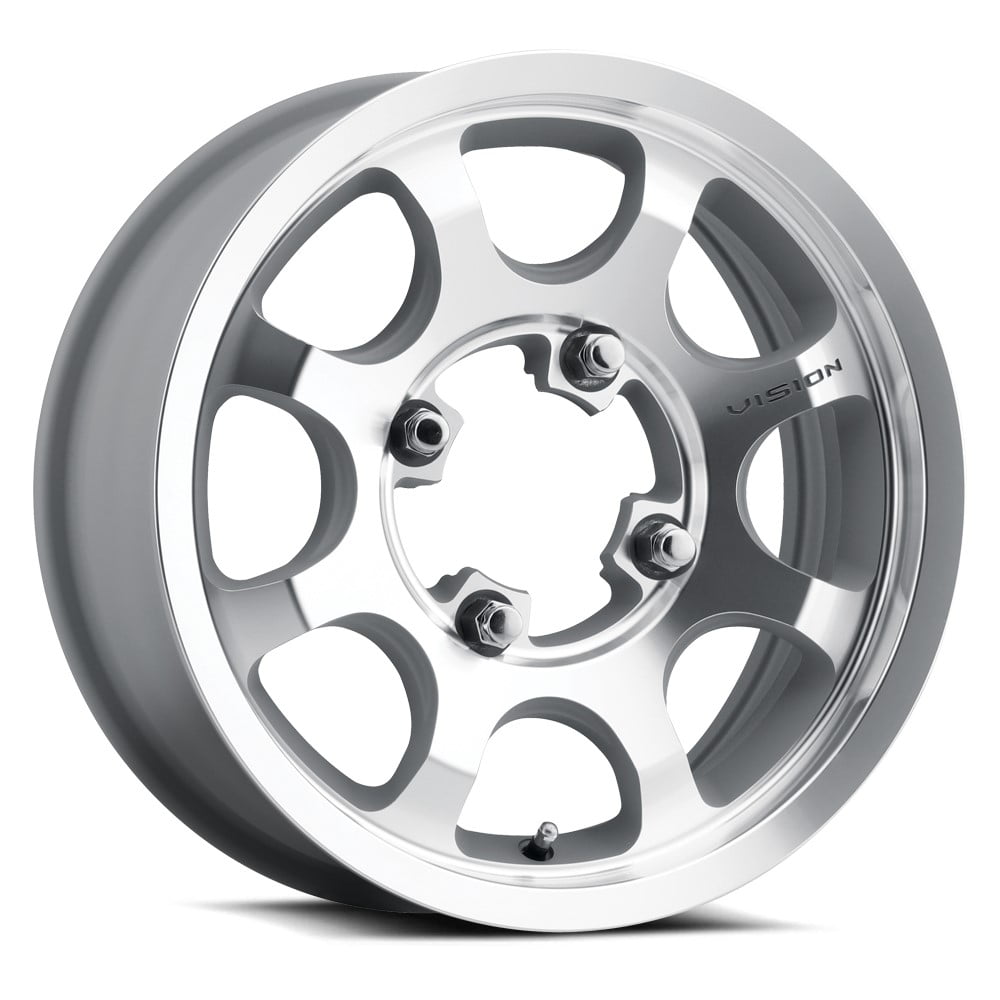 15x6 Vision ATV/UTV 351 Flow Machined Wheel 4x156 (25.6mm)