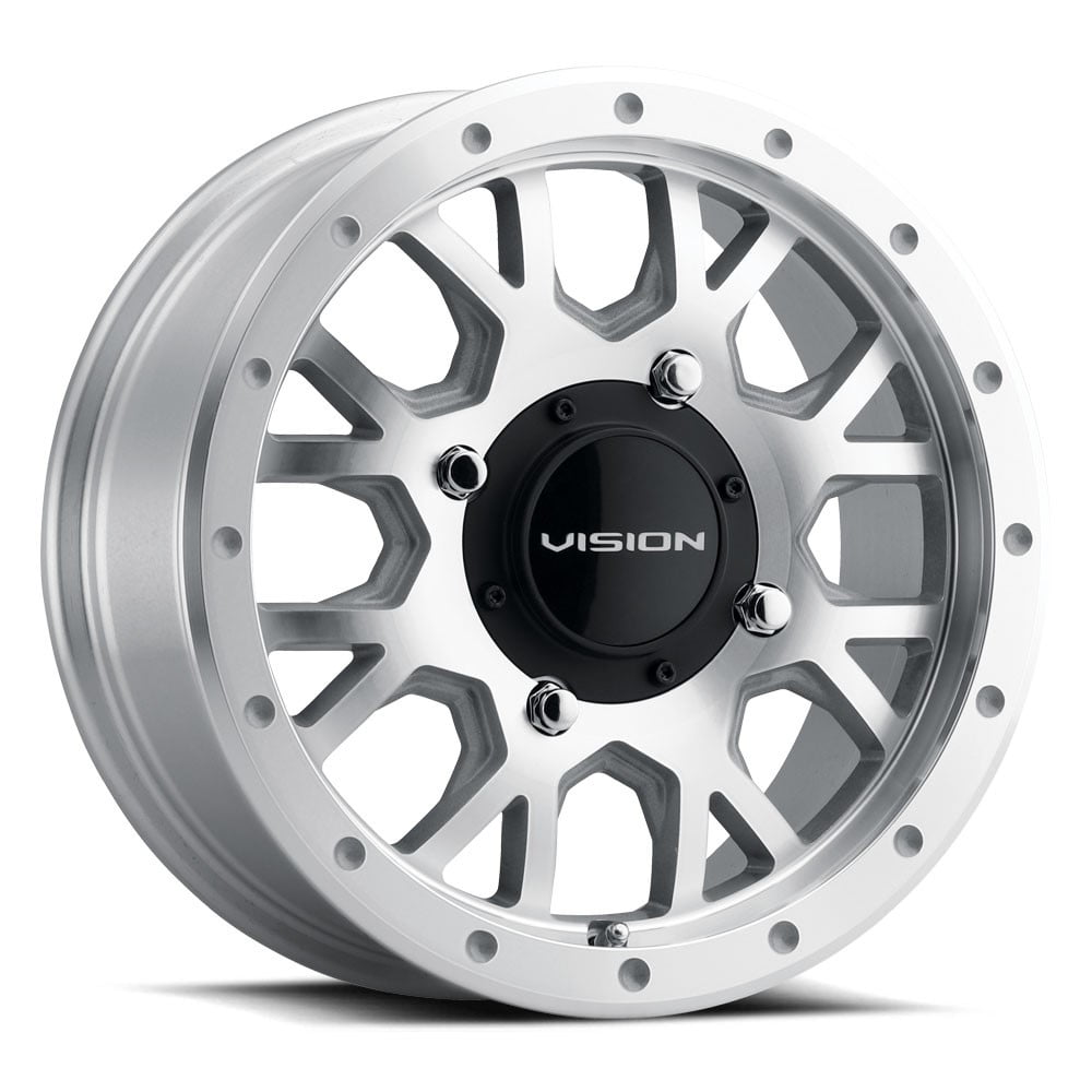 15x6 Vision GV8 Invader Machined UTV Wheel 4x110 (38mm)