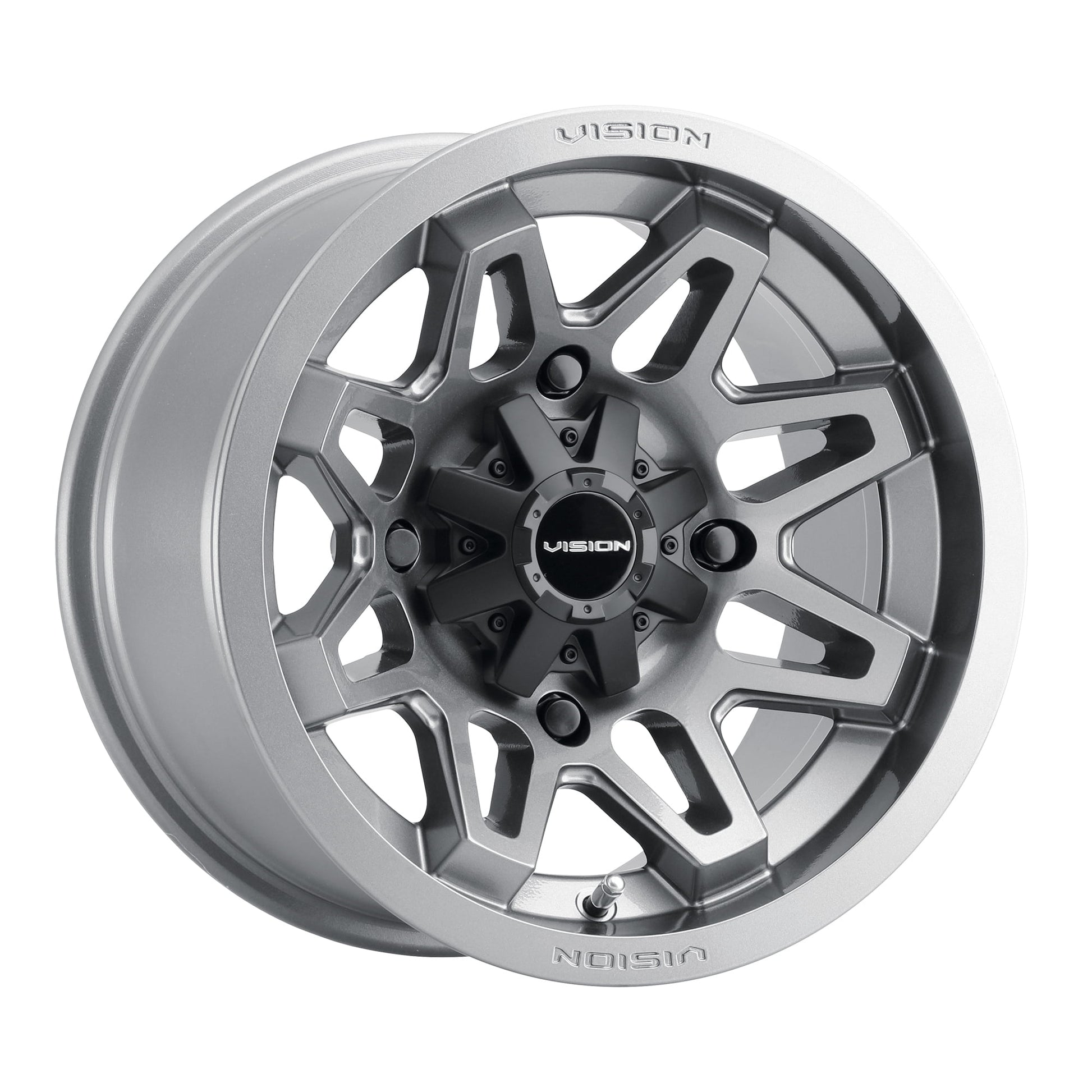 15x7 Vision 416 Se7en Gunmetal UTV Wheel 4x110 (38.1mm)