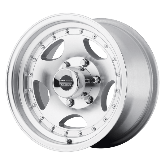 15x8 American Racing AR23 Machined Wheel 5x4.75 (-19mm)