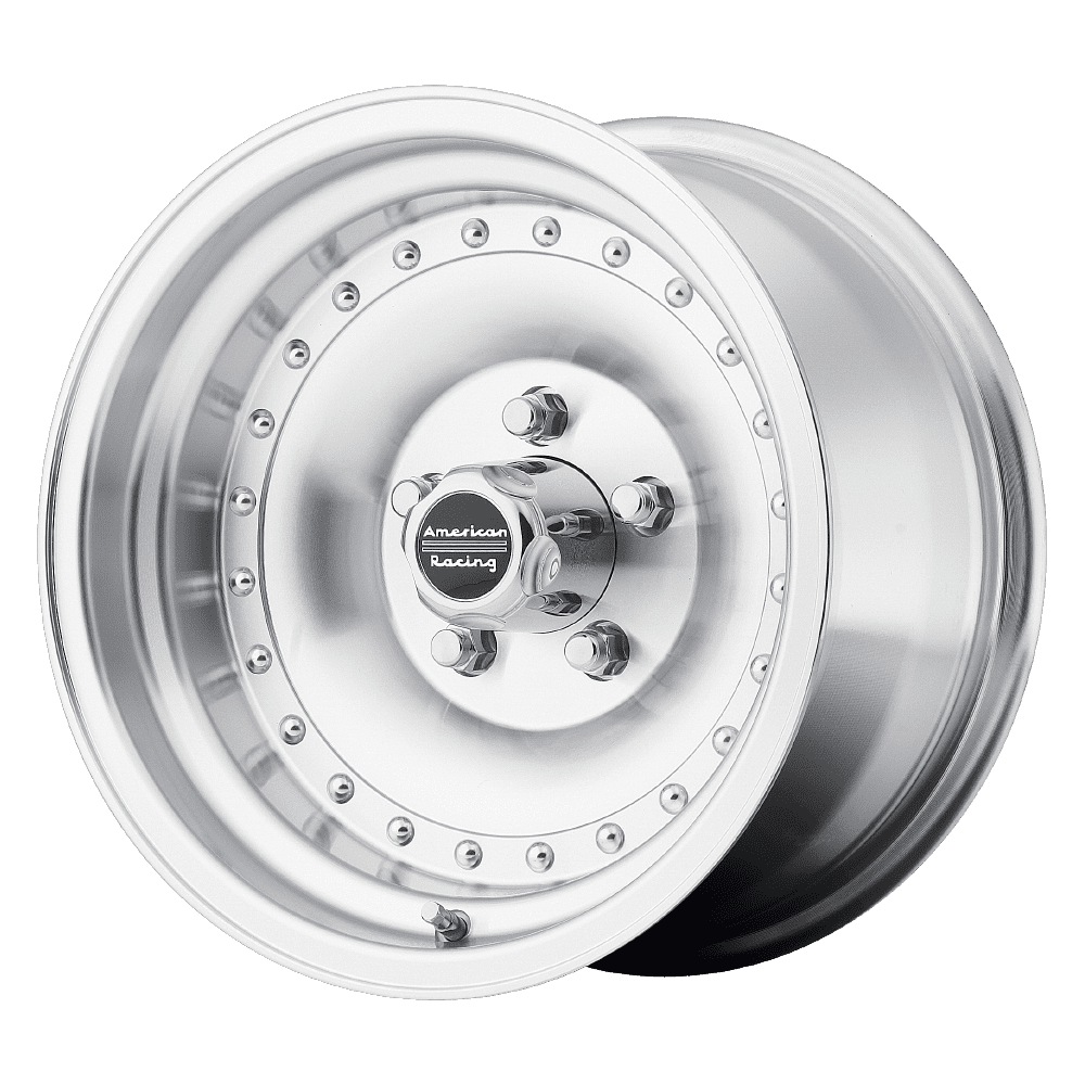 15x8 American Racing AR61 OUTLAW I Machined Wheel 6x5.5 (-19mm)