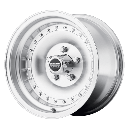 15x8 American Racing AR61 OUTLAW I Machined Wheel 6x5.5 (-19mm)