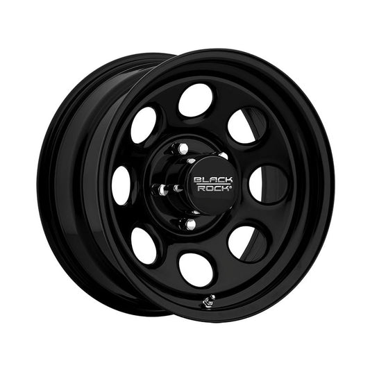 15x8 Black Rock 997B Soft 8 Matte Black Wheel 6x5.5 (-13mm)