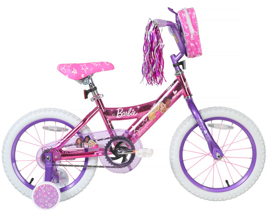 16" Dynacraft Barbie Girls BMX Bike for Age Group 5-7 Years, Pink