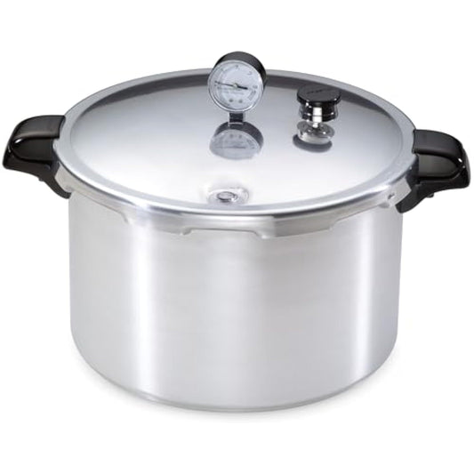 16-Quart Aluminum canner Pressure Cooker, One Size, Silver