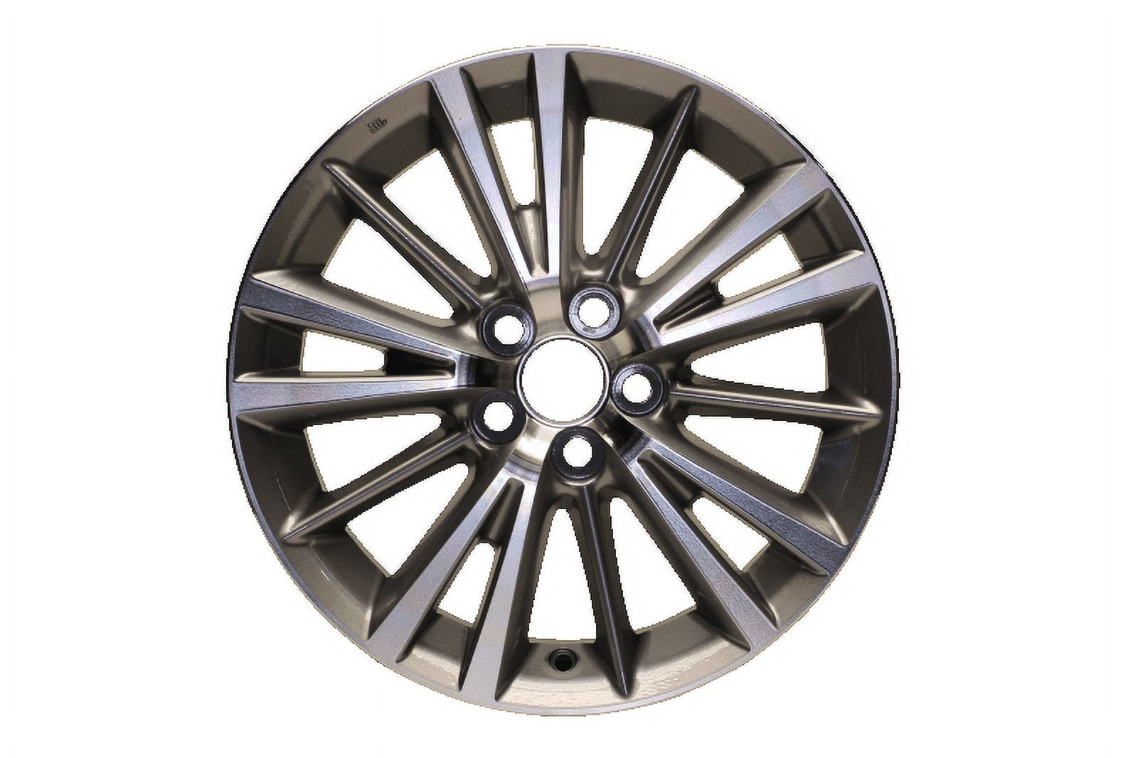 16x6.5 inch Aluminum Wheel Rim for 2014 2013 - 2019 Toyota Corolla 5 Lug Darker Silver