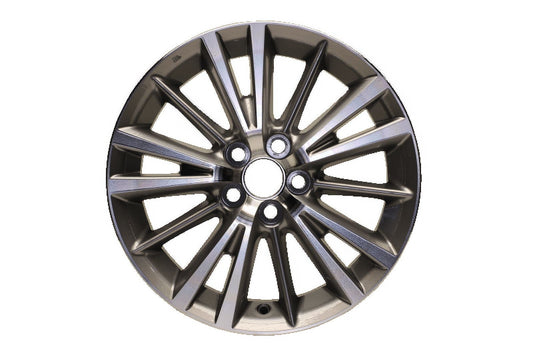 16x6.5 inch Aluminum Wheel Rim for 2014 2013 - 2019 Toyota Corolla 5 Lug Darker Silver